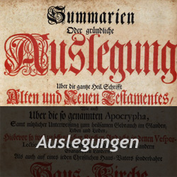 Auslegungen